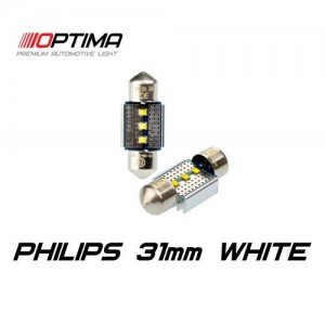 Светодиодные лампы Optima Premium C5W Festoon PHILIPS CAN 31mm