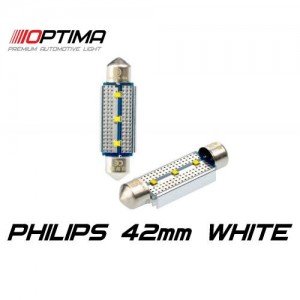 Светодиодные лампы Optima Premium C5W Festoon PHILIPS CAN 42mm