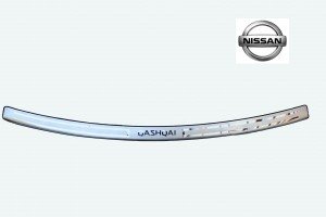Накладка на задний бампер Nissan Qashqai