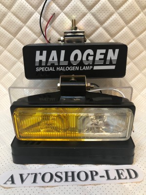 Фары противотуманные галогеновые Halogen белые-желтые H3 12V 55W (2 шт)