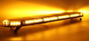 Мигалка светодиодная желтая 88LED 127 см 12/24V С цифровым пультом