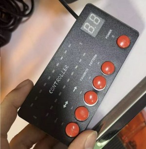 Мигалка светодиодная желтая 88LED 127 см 12/24V С цифровым пультом