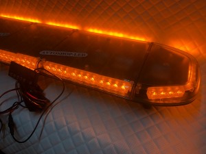 Мигалка светодиодная желтая 88LED 127 см 12/24V С цифровым пультом