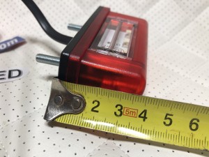 Подсветка номера Fristom FT-016/A LED красного цвета c габаритом и проводом