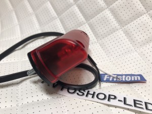 Подсветка номера Fristom FT-016/A LED красного цвета c габаритом и проводом