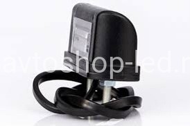 Подсветка номера Fristom FT-016 чёрного цвета c проводом