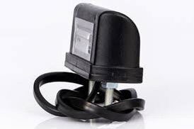 Подсветка номера Fristom FT-016 чёрного цвета c проводом