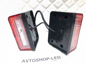 Фонари подсветка номера LED NEON c габаритом 12/24V