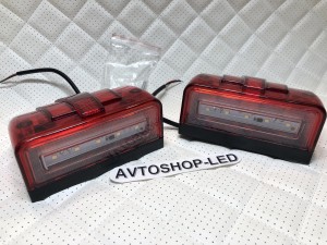 Фонари подсветка номера LED NEON c габаритом 12/24V
