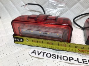 Фонари подсветка номера LED NEON c габаритом 12/24V