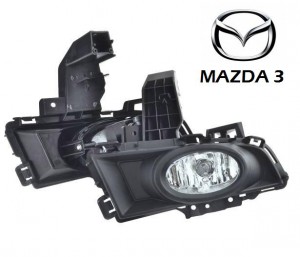 Фары противотуманные Mazda 3 2007-2009 с рамками копия