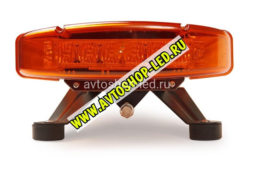 Светодиодная мигалка панель оранжевая 88LED 10-30V 120 см