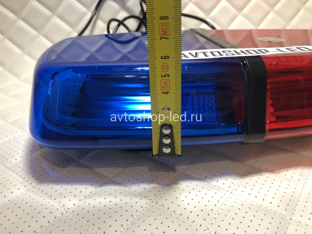 Маяк светодиодный Красно-Синий сверхъяркий 10-30V 31 см