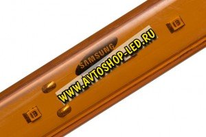 Габаритный светодиодный LONG Samsung 12 LED 12/24V желтый 24 см