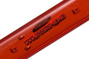 Габаритный светодиодный LONG Samsung 12 LED 12/24V красный 24 см