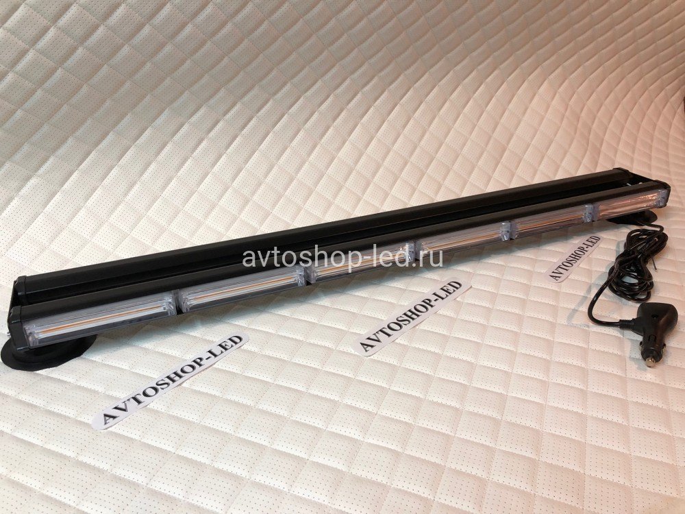 Балка светодиодная 2-х сторонняя желтая COB-6/6 10-30V 90 см