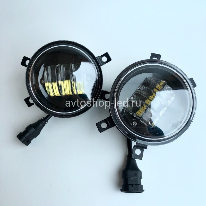 Фары противотуманные LED 30W Mitsubishi PAJERO SPORT I, II, III 2008 — 2021