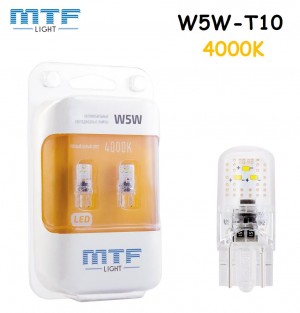 Светодиодные лампы W5W MTF Light VEGA 4000K