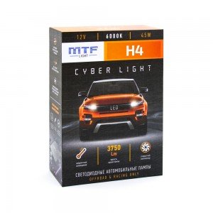 Светодиодные лампы Н4 MTF Light Cyber Light 6000K 12V