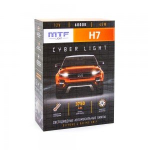 Светодиодные лампы Н7 MTF Light Cyber Light 6000K 12V