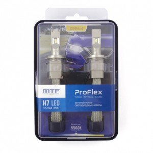 Светодиодные лампы Н7 MTF Light ProFlex 5500К
