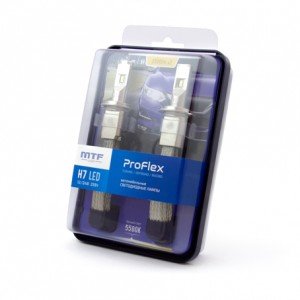 Светодиодные лампы Н7 MTF Light ProFlex 5500К