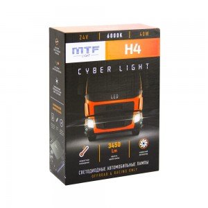 Светодиодные лампы Н4 MTF Light Cyber Light 6000K 24V
