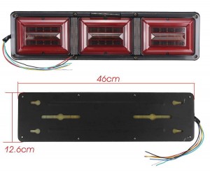 Фонари задние LED универсальные 12-24V 46 см