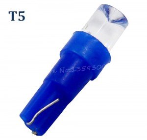 Светодиодная лампа T5 - 1 LED Синяя 24V