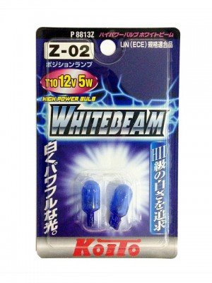 Габаритные лампы белого свечения Koito WhiteBeam T10 W5W