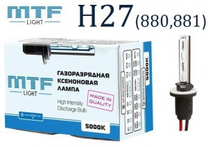Ксеноновая лампа MTF-Light Н27 (880/881) 5000K