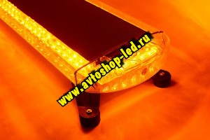 Светодиодная мигалка панель желтая 96LED 24V 120 см