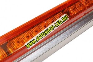 Светодиодная мигалка панель оранжевая 96LED 24V 120 см