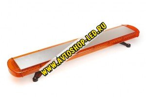 Светодиодная мигалка панель оранжевая 96LED 24V 120 см