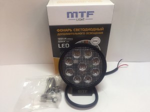 Фара светодиодная MTF-Light круглая 15W 12-60V