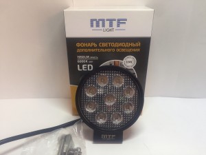 Фара светодиодная MTF-Light круглая 15W 12-60V