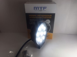 Фара светодиодная MTF-Light круглая 15W 12-60V