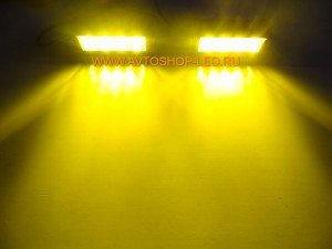 Стробоскопы LED 2-24 желтые 12/24V