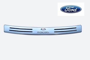 Накладка на задний бампер Ford Focus 2/2+ седан
