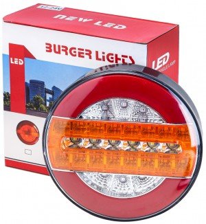 Задний круглый фонарь LED 12-24V