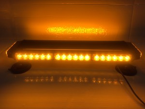 Мигалка светодиодная желтая 4-х сторонняя 44LED 10-30V 52 см