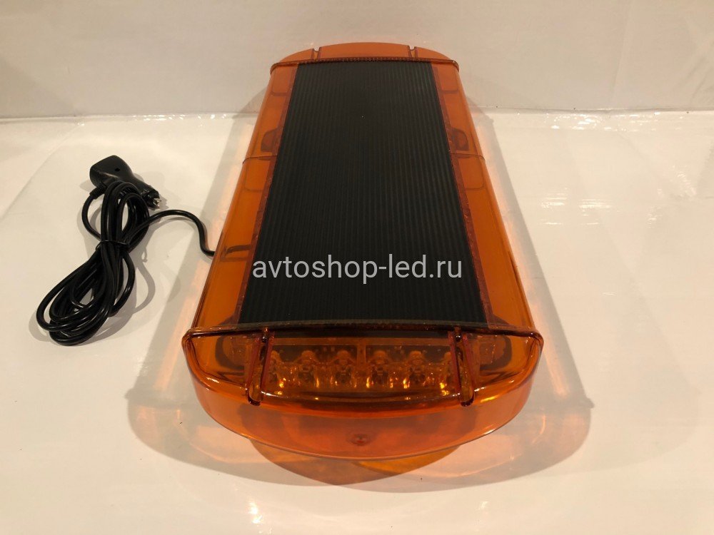 Маяк светодиодный желтый люстра 48LED 10-30V 55 см