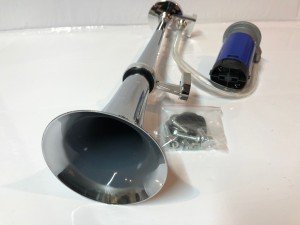 Сигнал звуковой воздушный 1 рожковый хром 12V