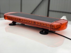 Маяк светодиодный оранжевый люстра 48LED 10-30V 55 см