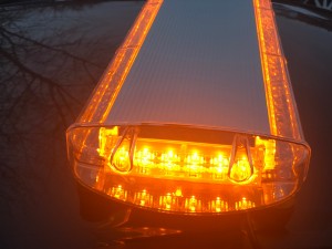 Светодиодная мигалка панель желтая 84LED 10-30V 100 см