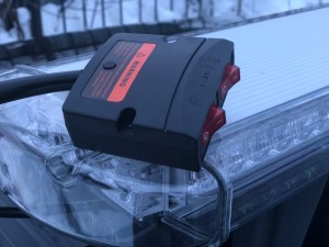 Светодиодная мигалка панель желтая 84LED 10-30V 100 см