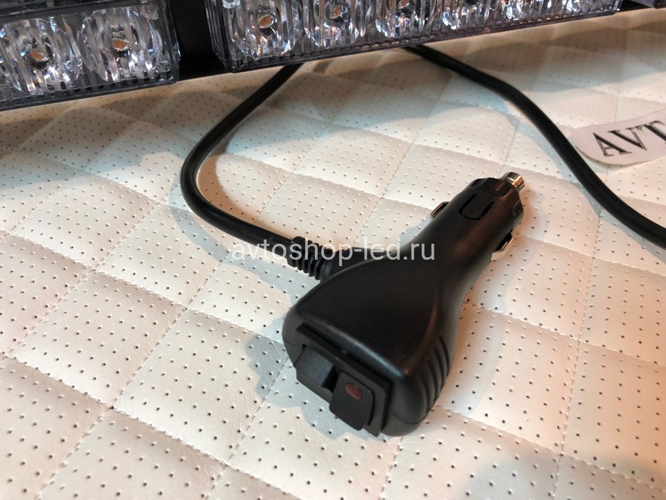 Балка 4-х сторонняя светодиодная Желтая 80LED 10-30V 100 см