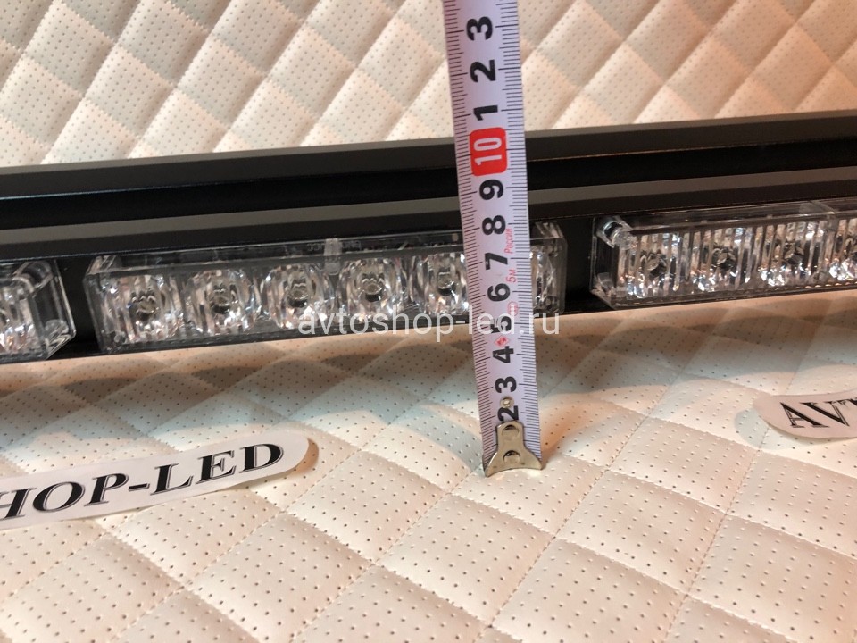 Балка 4-х сторонняя светодиодная Желтая 80LED 10-30V 100 см