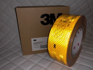 Лента светоотражающая 3M 20 м E1 Желтая