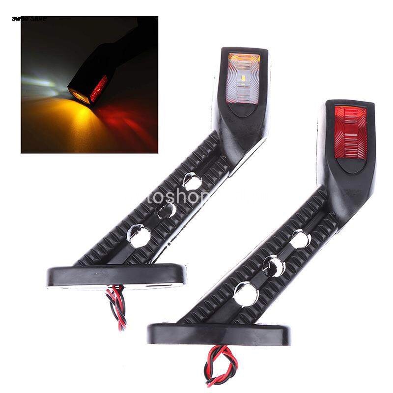 Фонари боковые габариты led Рожки 12/24V 2 шт